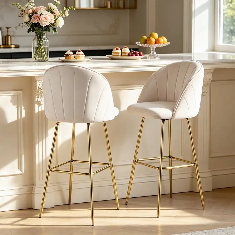Where to Purchase Shell-Shaped Metal Bar Stools Online?